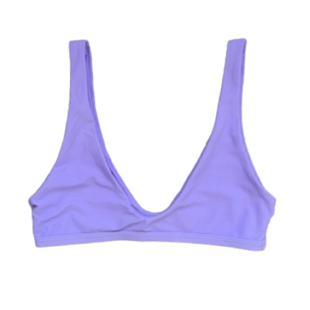 Lilac seamless bikini top